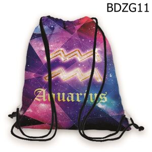 Ba lô dây rút hình cung Bảo Bình Galaxy size lớn BDZG11