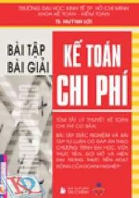 Bài tập Bài giải Kế toán chi Phí