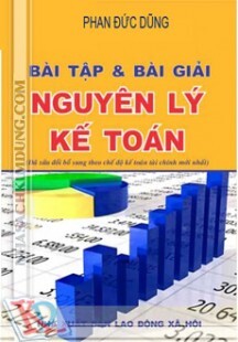 Bài tập và bài giải nguyên lý kế toán