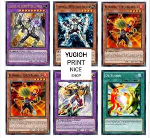 Bài Yugioh – Bộ 81 lá bài Elemental Hero của YuKi Judai