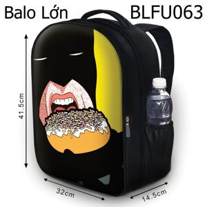 Balo in hình Batman ăn donut BLFU063 size lớn