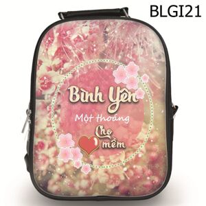 Ba lô in hình Girly bình yên size lớn BLGI21