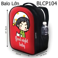 Balo in hình Cậu bé goodnight baby BLCP104 size lớn