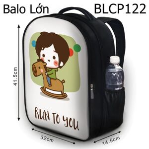 Balo in hình Cậu bé ngựa gỗ BLCP122 size lớn