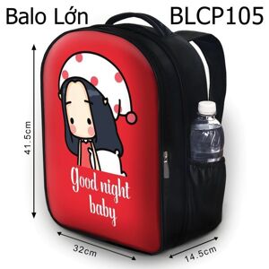 Balo in hình Cô bé goodnight baby BLCP105 size lớn