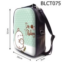 Balo in hình Molang uống trà I'm Molang BLCT075 size nhỏ