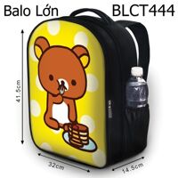 Balo in hình Rilakkuma ăn pancake BLCT444 size lớn