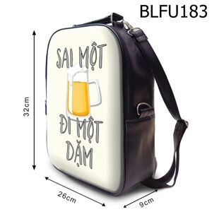 Balo in hình Sai một ly đi một dặm BLFU183 size nhỏ