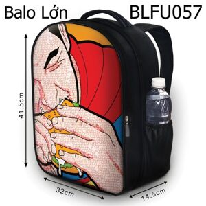 Balo in hình Superman ăn bánh kẹp BLFU057 size lớn