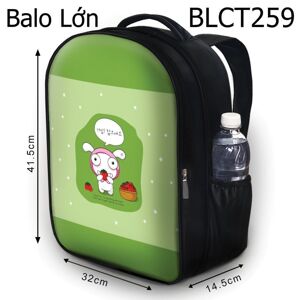 Balo in hình Thỏ ăn quả hồng BLCT259 size lớn