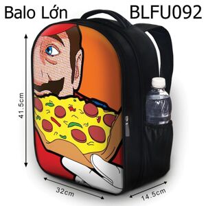 Balo Mario ăn pizza BLFU092 size lớn