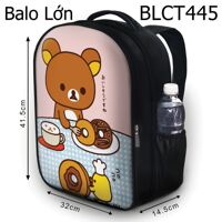 Balo Rilakkuma ăn donut BLCT445 size lớn