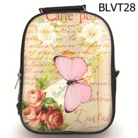 Ba lô in hình Vintage con Bướm size nhỏ BLVT28