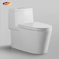 Bàn cầu 1 khối Luxury Zento BC3882 (nắp nhựa UF)