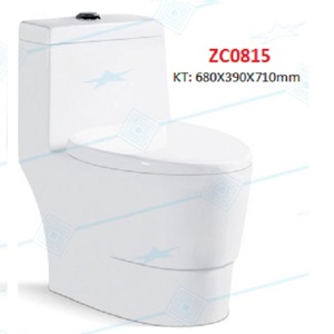 Bàn cầu 1 khối Zico ZC0815