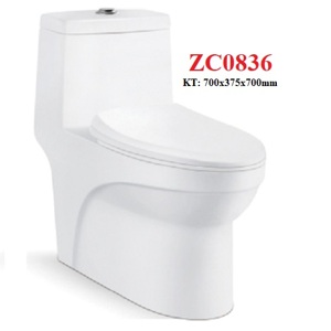 Bàn cầu 1 khối Zico ZC0836