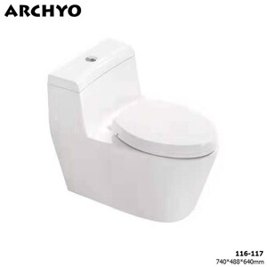 Bàn cầu liền khối Archyo 116-117