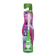 Bàn chải đánh răng hình chim cánh cụt Eross 3-10 tuổi