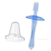 Bàn chải tập đánh răng an toàn silicone Simba S1341