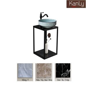 Bàn để chậu rửa bằng sắt Kanly FP11