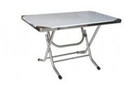 Bàn inox QP 60 x 1 mét chân cao