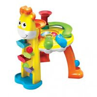 Bàn nhạc tập đứng kết hợp đường ray trượt bóng hình hươu cao cổ BKIDS 004640