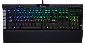 Bàn phím cơ chơi game Corsair K95 RGB Platinum Cherry MX Speed Gunmental LE (CH-9127114-NA)