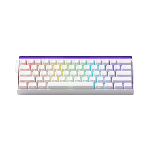 Bàn phím cơ Veekos Shine60 SP White