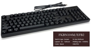 Bàn phím Filco Majestouch 2 Ninja Brown Switch Fullsize