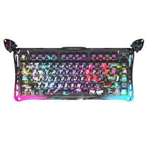 Bàn phím GravaStar Mercury V75 Pro Special Edition – Neon Graffiti