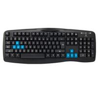 Bàn phím - Keyboard Eblue Combatant EKM 739BKUS-IU USB