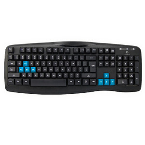 Bàn phím - Keyboard Eblue Combatant EKM 739BKUS-IU USB