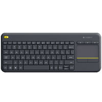 Bàn phím không dây Logitech K400 Plus - Màu đen/ trắng