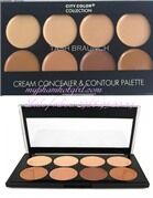 Bảng che khuyết điểm và tạo khối City Color Cream Concealer & Contour Pallete