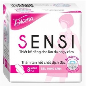 Băng vệ sinh Diana sensi mỏng cánh