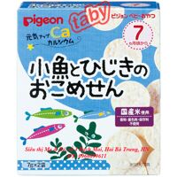 Bánh ăn dặm gạo và cá Pigeon - 7g x 2