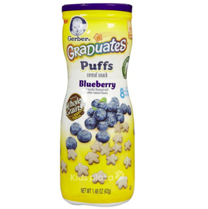 Bánh ăn dặm Gerber Graduates Puffs vị việt quất