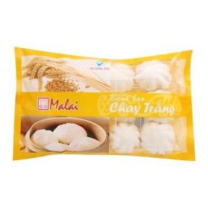 Bánh bao chay trắng Malai gói 180g