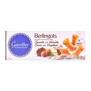 Bánh Berlingots cacao hạt dẻ Gavottes hộp 90g