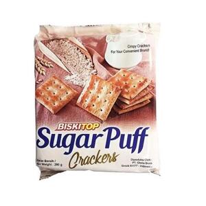 Bánh Biskitop Sugar Puff Crackers Không Đường