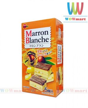 Bánh bông lan Bourbon Marron Blanche