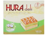 Bánh bông lan hương cốm dừa Hura Deli 168g