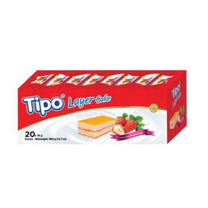 Bánh bông lan tầng Tipo - 360g