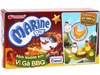 Bánh cá vị gà Orion Marine Boy hộp 32g