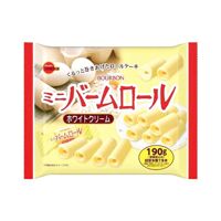 Bánh cuộn Bourbon BaumRoll vị Kem gói 190gr