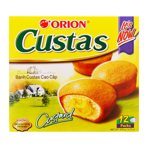 Bánh Custas Cao Cấp Orion Hộp 276g (12pcs)