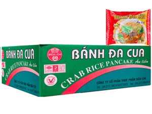 Bánh đa cua Bích Chi - Thùng 30 gói 60g