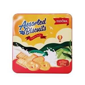 Bánh Eudora vuông sắc màu 273g