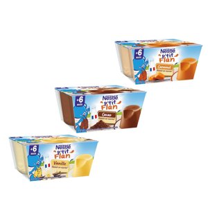 Bánh Flan Nestle Pháp 100gx4 hộp (Từ 6 tháng)