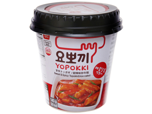 Bánh gạo tokbokki Yopokki vị cay ngọt - Ly 140g